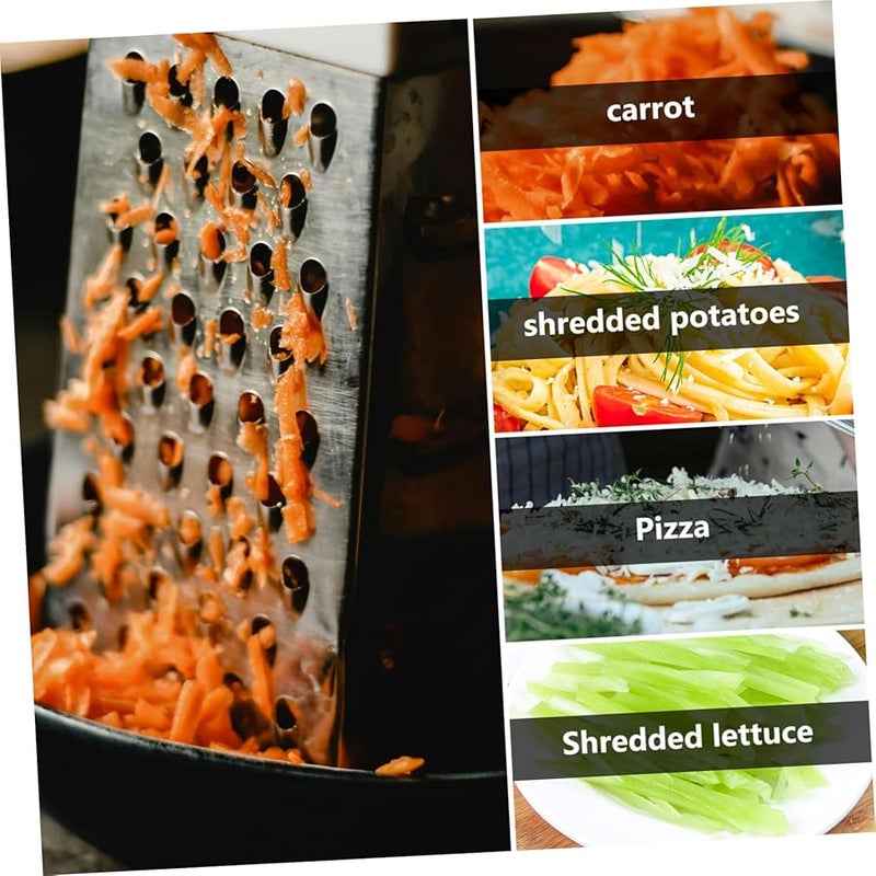 Multifunctional Handheld Vegetable Grater with Non Slip Handle for Cheese Carrots Potatoes Easy Clean - Image 5